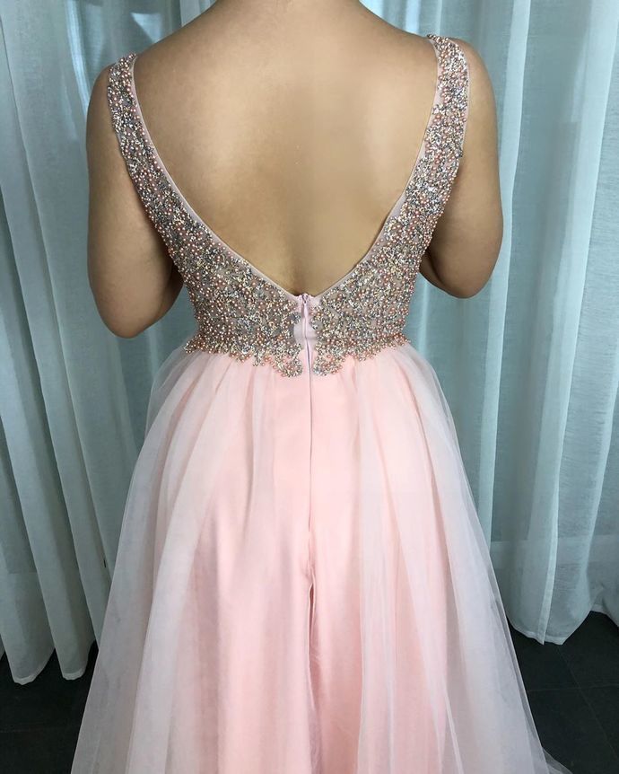 V-Neck Prom dresses long, Long evening dress,prom dresses cg13945