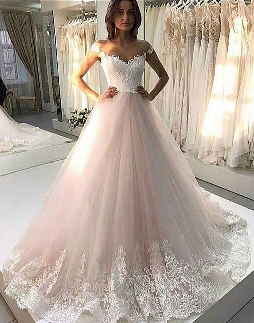 Tulle Appliques Prom Dresses, Lace Charming Prom Dress cg14725