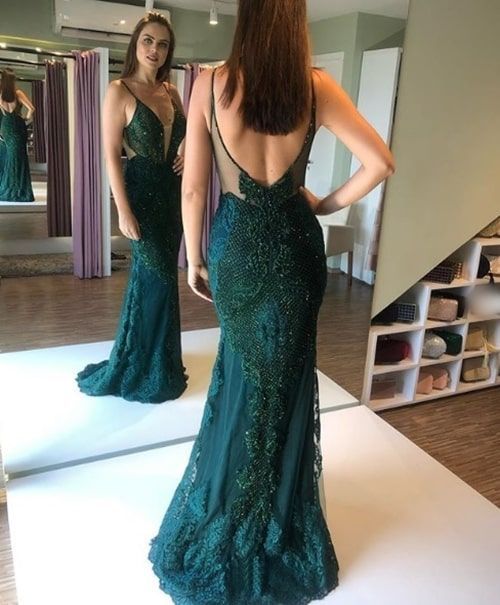 Mermaid Long Prom Dress V Neck Strapless Formal Evening Dresses Party Gowns cg14915