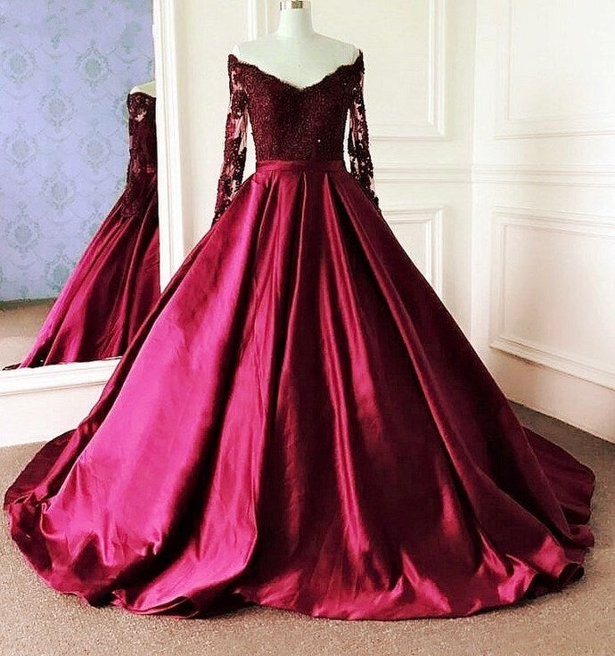 ball gown lace long prom dress evening dress cg14969
