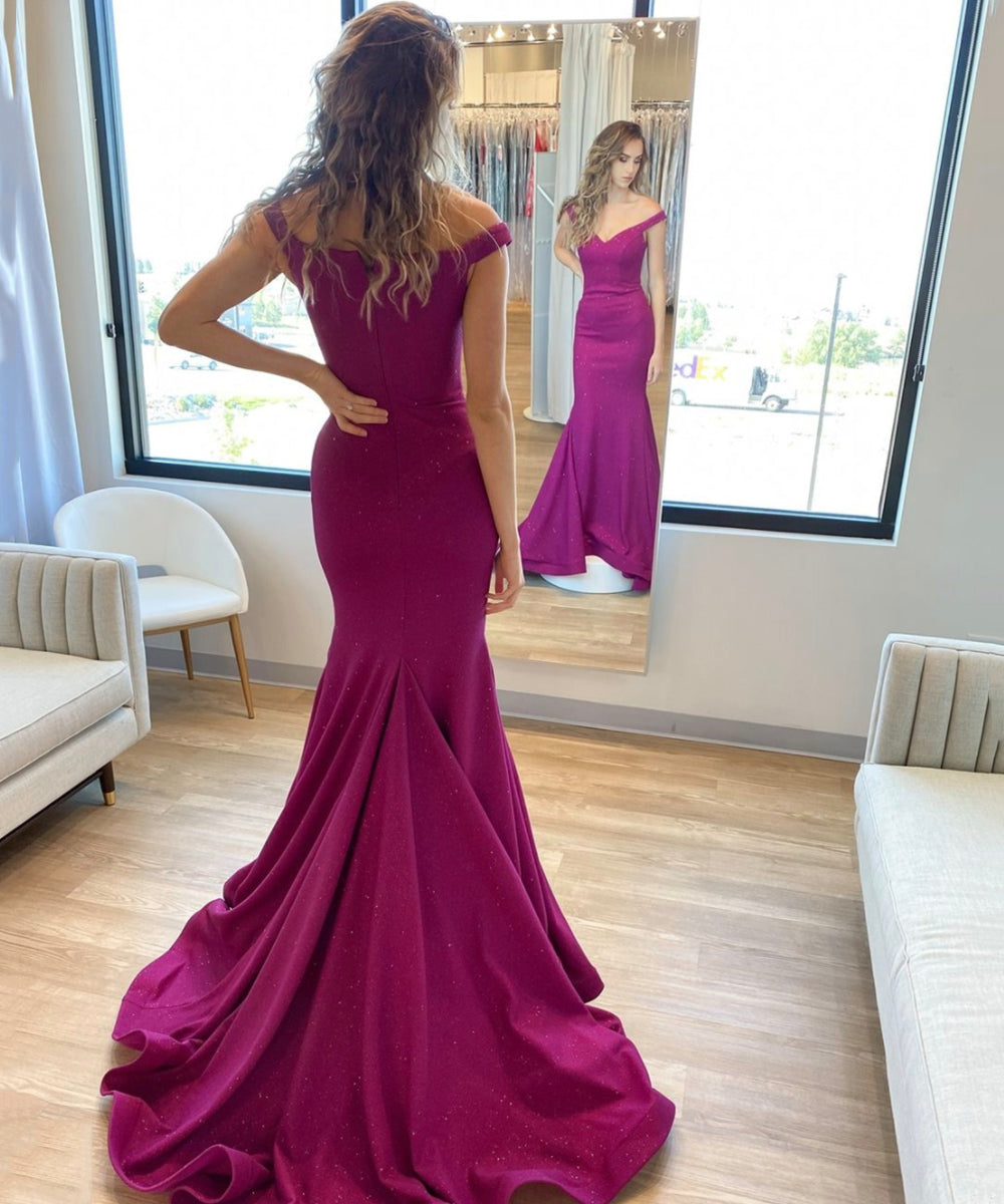 MERMAID LONG PROM DRESS V NECK EVENING DRESS cg15162