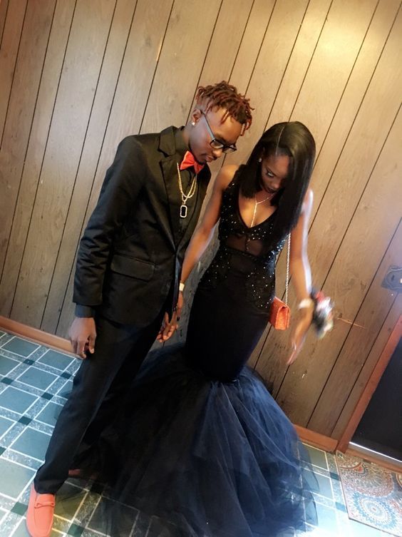 A-line Mermaid Long Prom Dress, Shiny Prom Dress cg15579