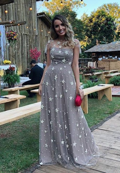 Charming Tulle Prom Dresses cg15834