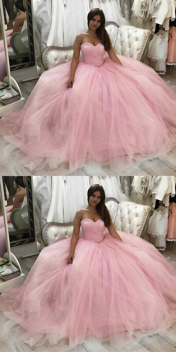 Blush Pink Quinceanera Dresses Prom Dresses cg16241