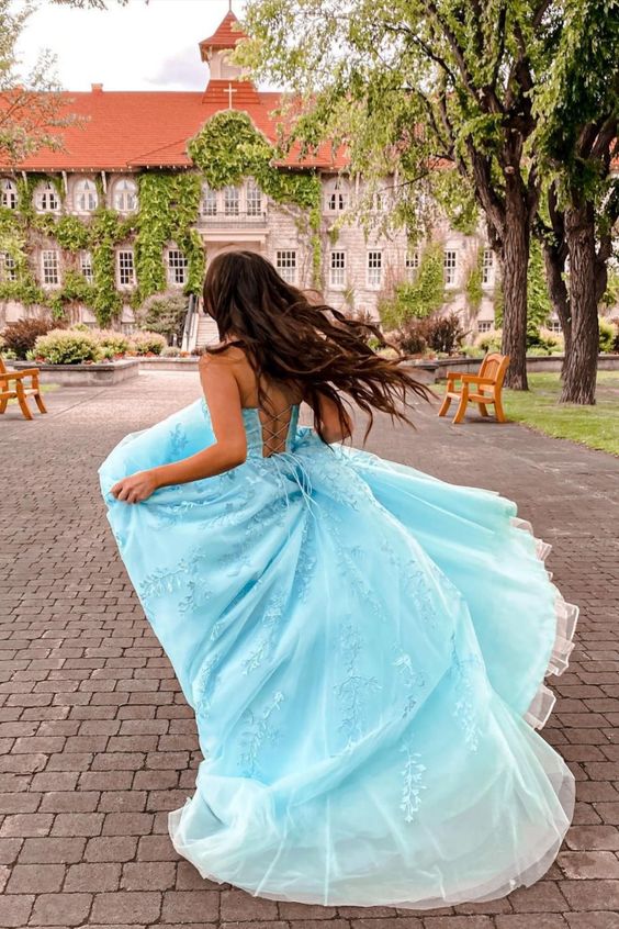 lace up back pink long prom dress cg16266