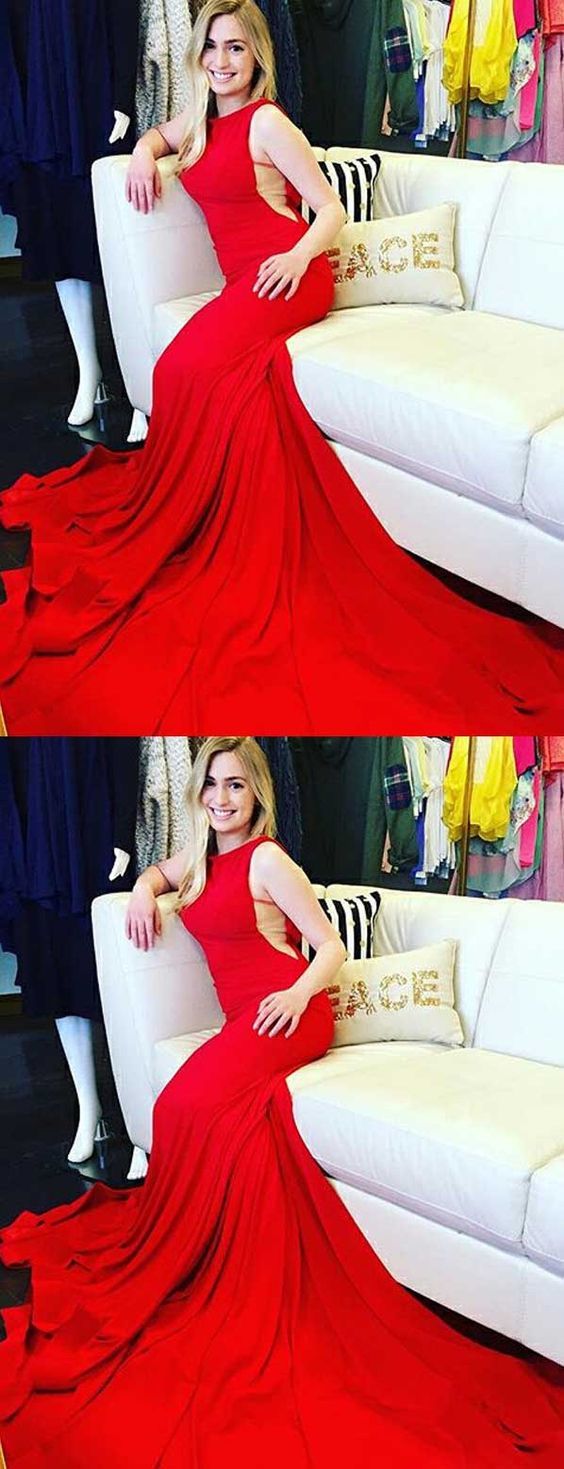 Long red prom dresses,elegant prom dresses cg16285