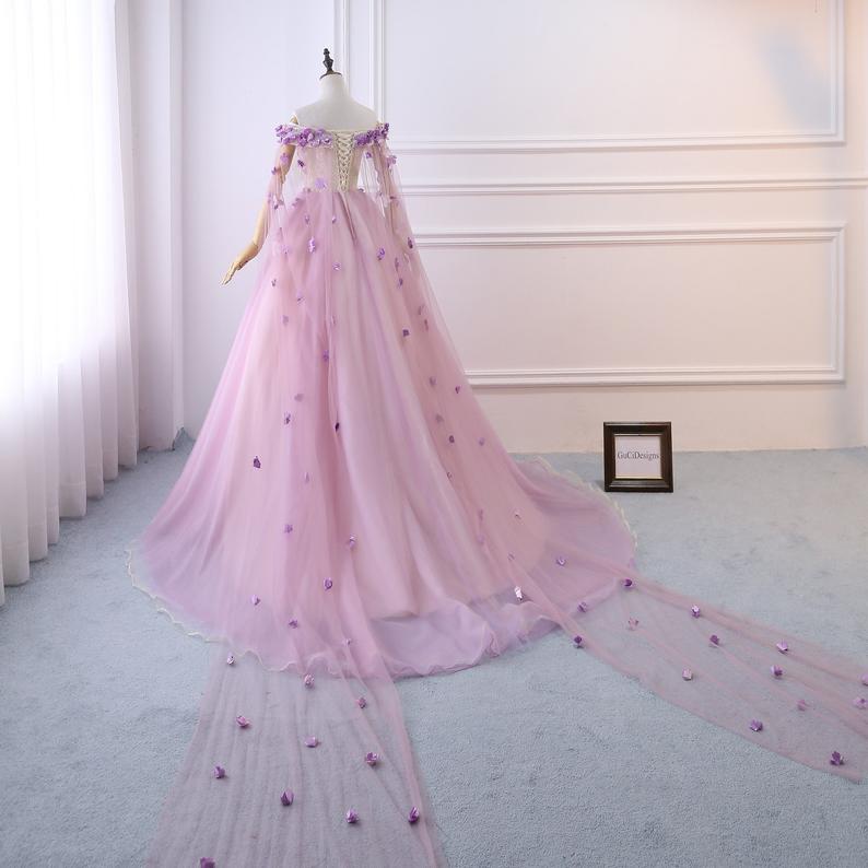 Custom Women Light Purple Prom Dress Ball Gown Long Quinceanera Dress cg16518