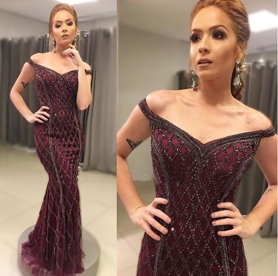 Charming mermaid Long Prom/Evening Dress Appliques cg16600