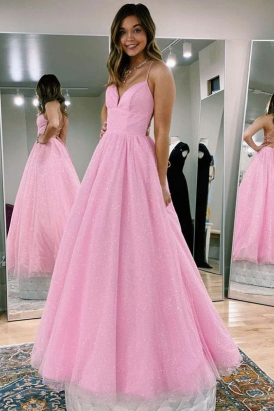 2021 pink princess long prom gown cg16846