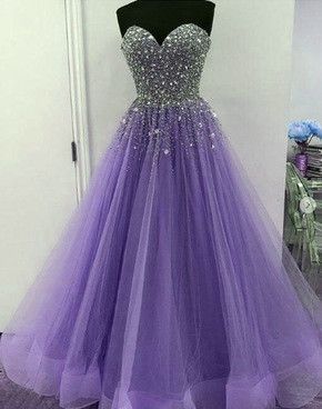 Tulle beaded Long Prom Gown cg16855
