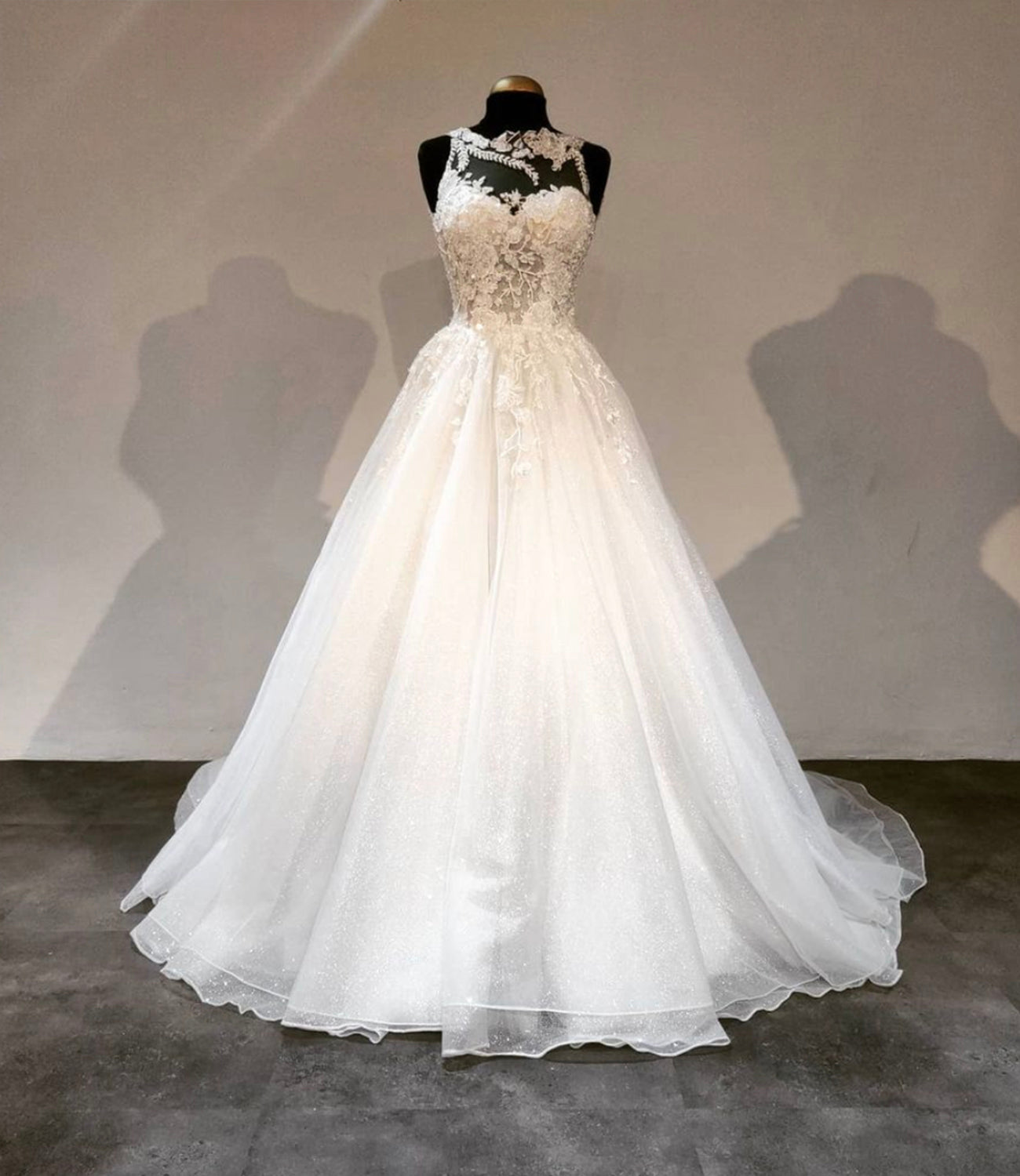 WHITE LACE LONG BALL GOWN DRESS FORMAL DRESS PROM DRESS WHITE LACE FORMAL DRESS cg16886