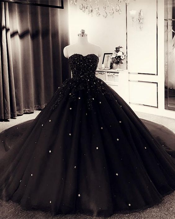 Black quinceanera ball gown dresses prom Dresses cg16952
