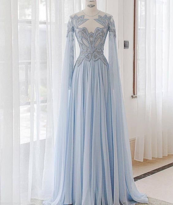 A-Line Long Prom Dresses Formal Evening Gowns cg17496