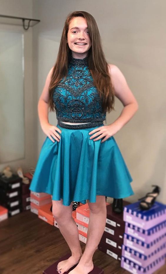 Elegant Homecoming Dress short party dress cg17564