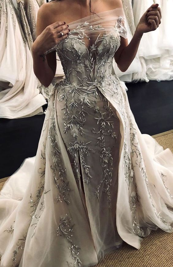 Long Prom Dress With lace , Charming Prom Dress wedding drses cg17684