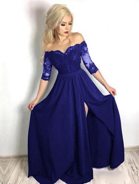 royal blue prom dress cg17754