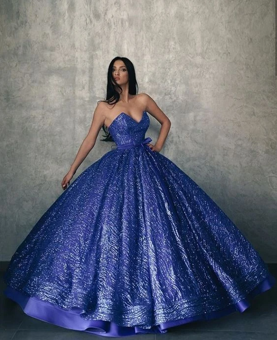 A line ball gown long Prom Dress cg17788