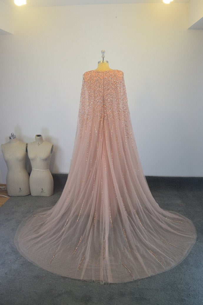 Real Sample 2021 New Collection Evening Gowns Sleeveless Handmade Crystal Sequins prom dress cg17792