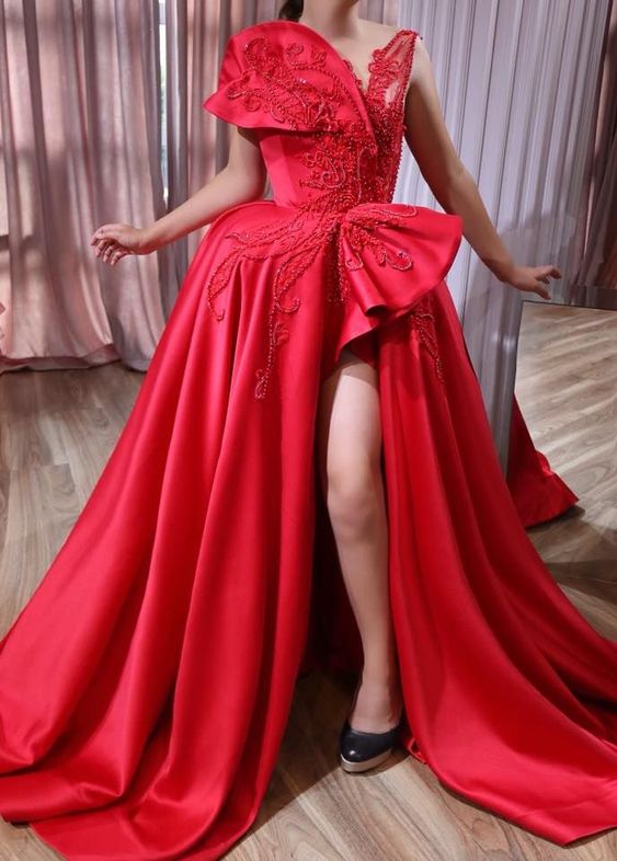 Stunning pageant evening gown long prom dress A line evening dress cg17821