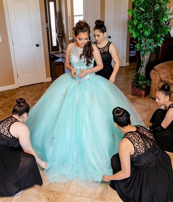 prom dresses Princess prom dresses beaded ball gown cg17826