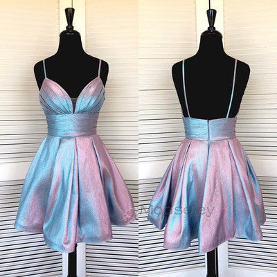 Princess Straps Short Homecoming Dress 2019 cg1798