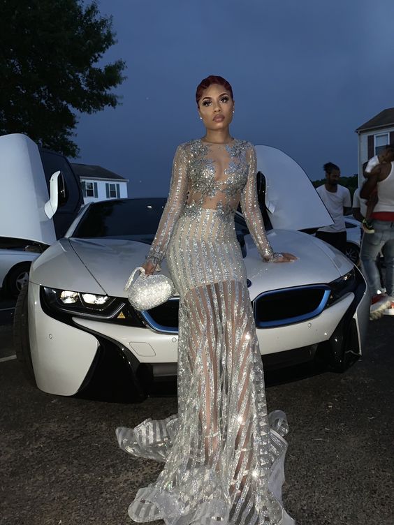 Mermaid long Prom Dress, Formal Gown cg18240