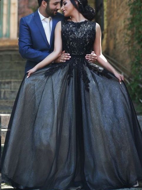 A-Line Real Made Prom Dress, Charming Formal Dresses,Black Evening Dresses cg1827