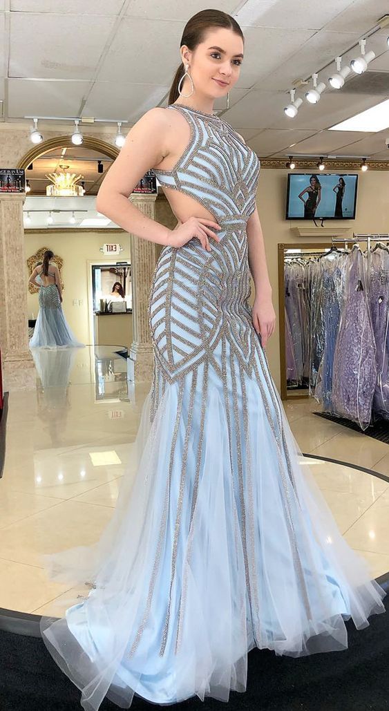 Long fitted prom dress,Floor length women prom dress cg18323