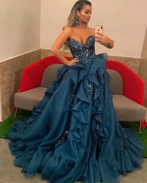 long Prom Dress,A-Line Prom Gown, v neck Prom Dress cg18534