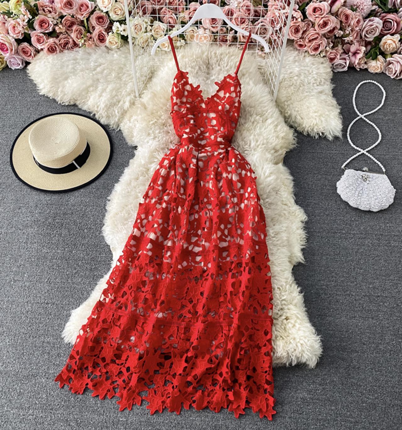 Stylish v neck lace dress A line party dress Long Prom Dress,Sexy Party Dresses cg18614