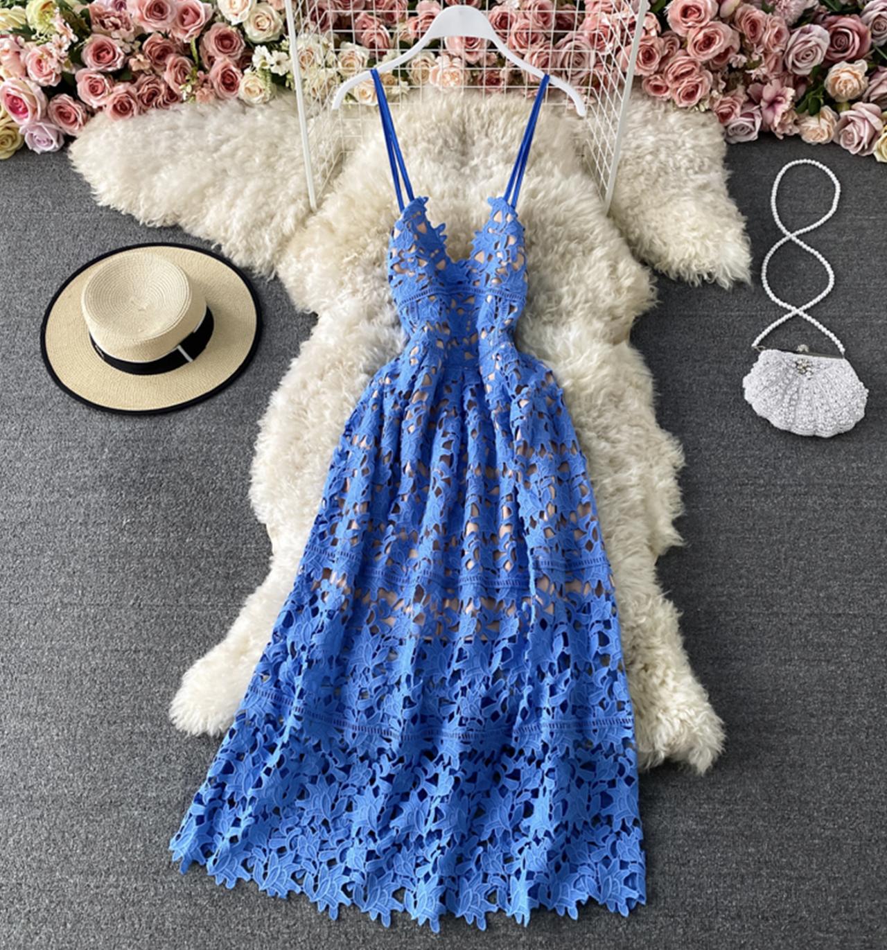 Stylish v neck lace dress A line party dress Long Prom Dress,Sexy Party Dresses cg18614