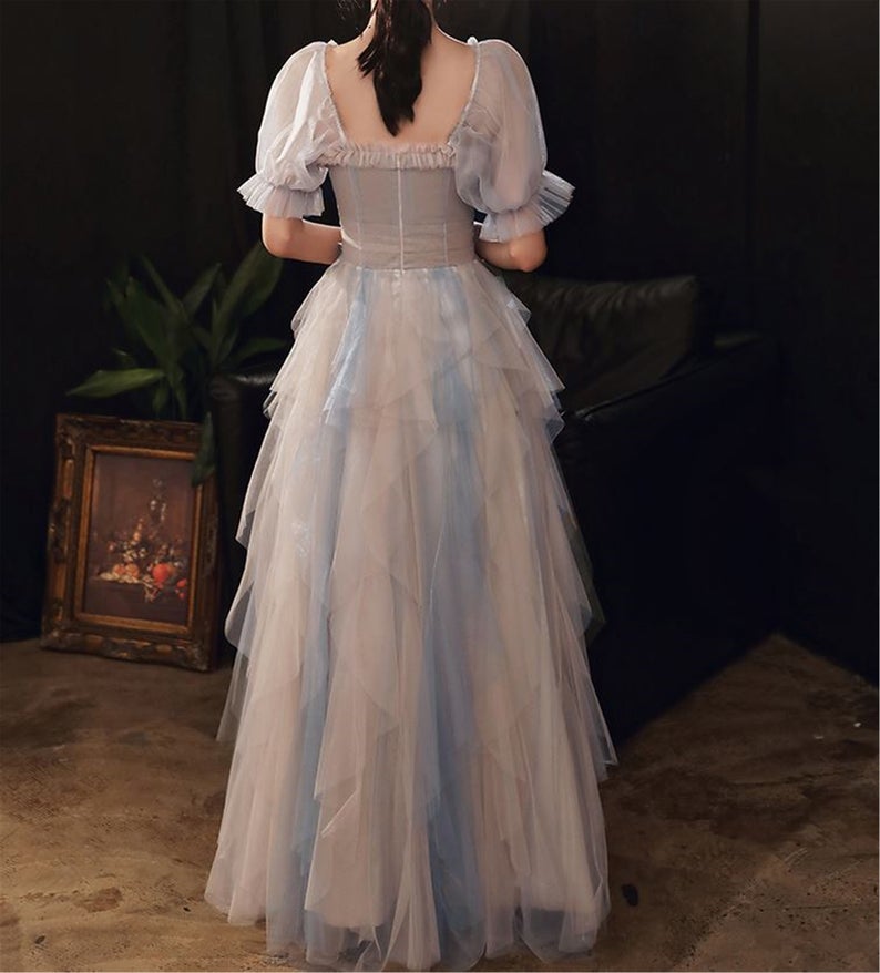 Soft Tulle Sweetheart Prom Dress For Women/Long Party Dress cg18640