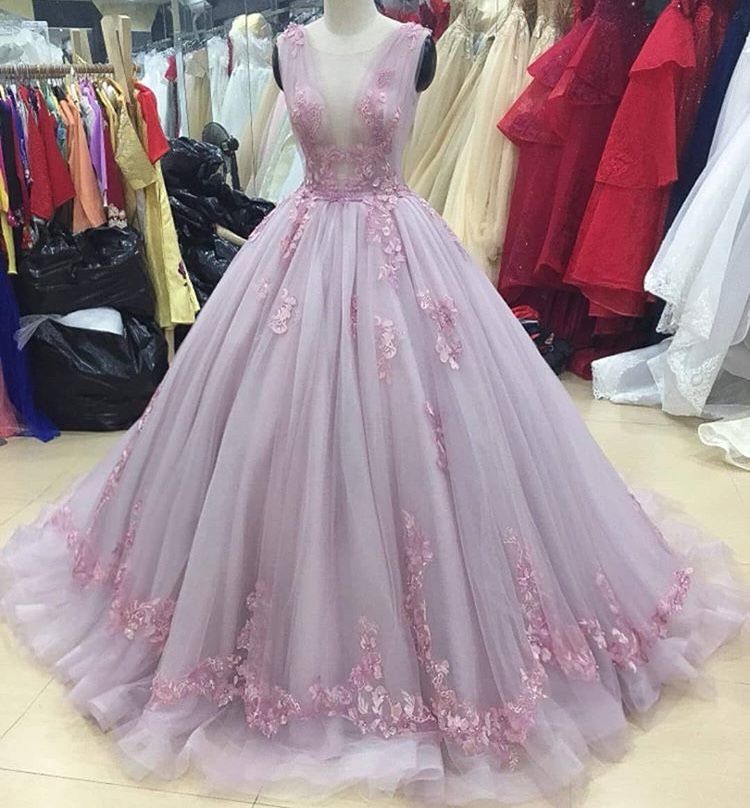 A line evening dress Prom Ball Gown cg18660