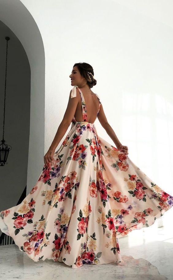 Floral Prom Dresses Evening Dresses cg18815