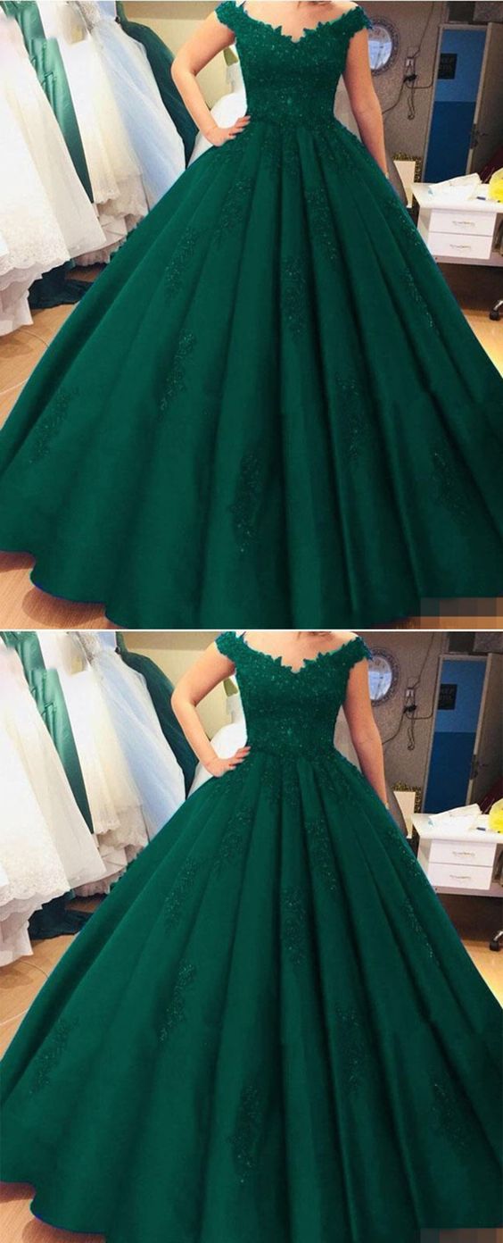 green prom dress cg19105