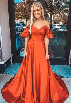 Stylish v neck satin long prom dress evening dress Custom made cg19246