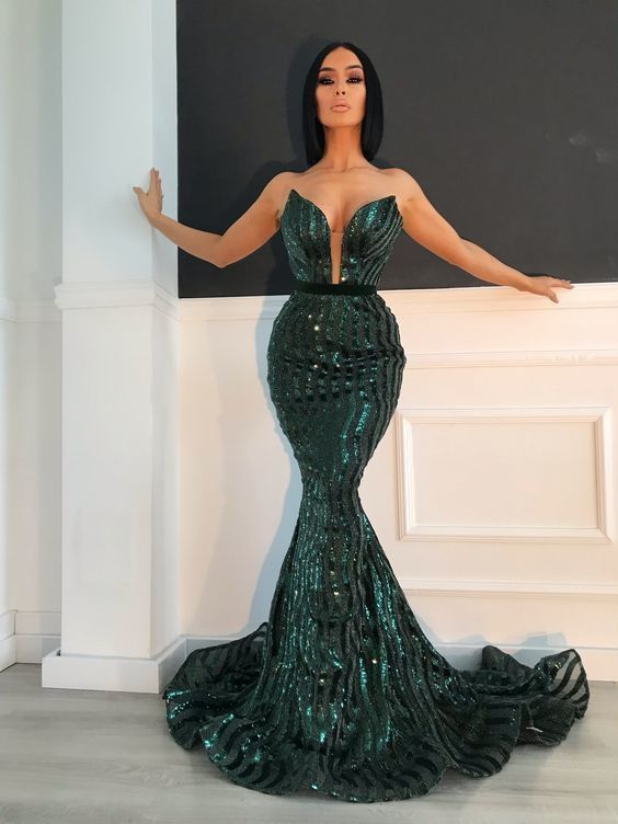 mermiad prom dress Long Evening prom Dresses cg19264