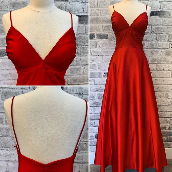 Empire Red Long Evening Dress Prom Dress cg19505
