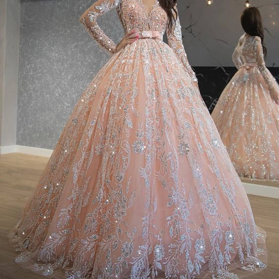 ELEGANT LONG PROM DRESS TULLE FORMAL DRESS cg19598