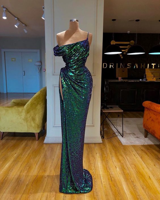 Charming sequin Prom Dress, Long Evening Dress, Formal Dress cg19866