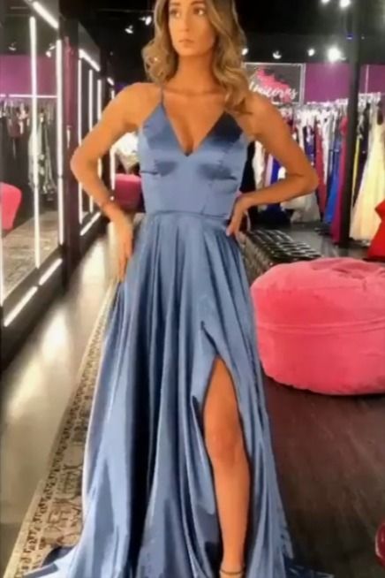 A-Line Long Prom Dresses Formal Evening Gowns cg19878