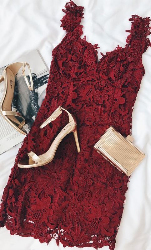 A Line Lace Cute homecoming Dress, Burgundy Short Party Dress, 2019 Gowns cg2013