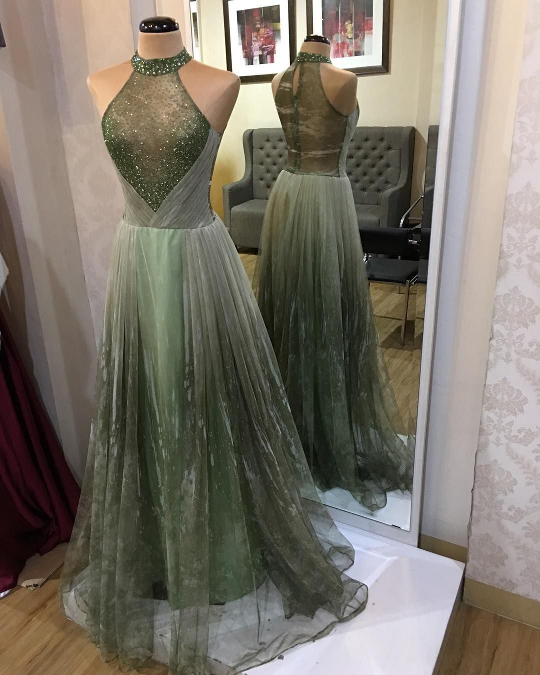 Unique evening Gown Princess Gown prom dress cg20287
