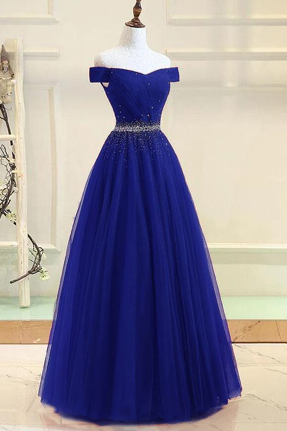 royal blue prom dress for girls cg20401
