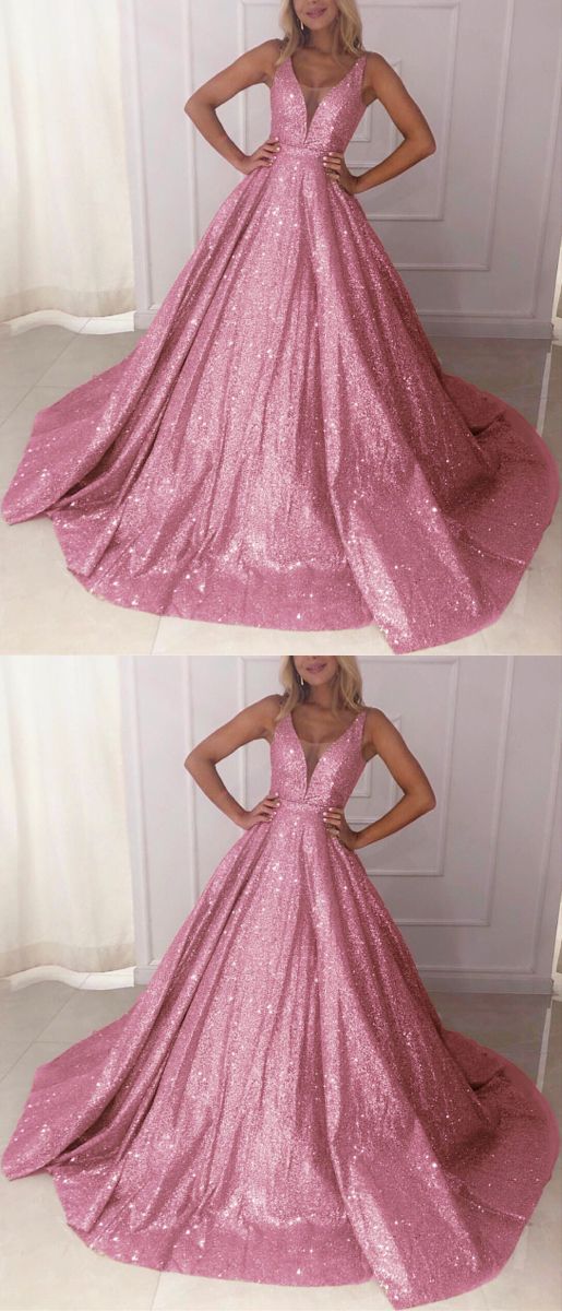 blush pink sparkly ball gown prom quinceanera dresses for sweet 16 cg20655