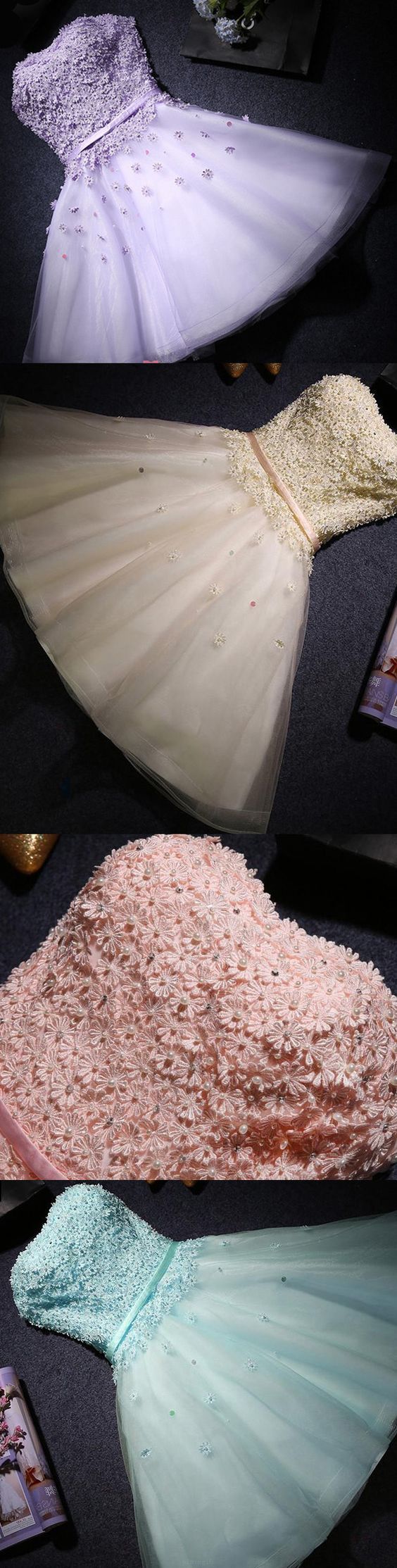 A-line Party Dresses Short Champagne Dresses With Lace Up Bandage Mini Excellent Homecoming Dresses cg20674