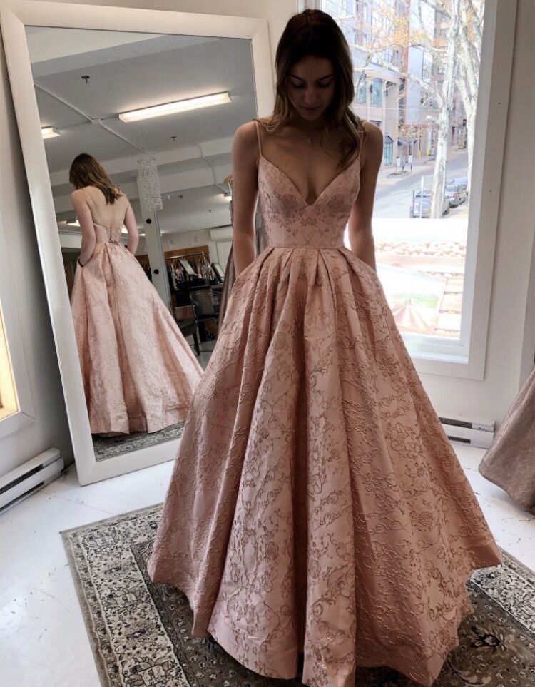 A-line long formal dress prom dress cg20725