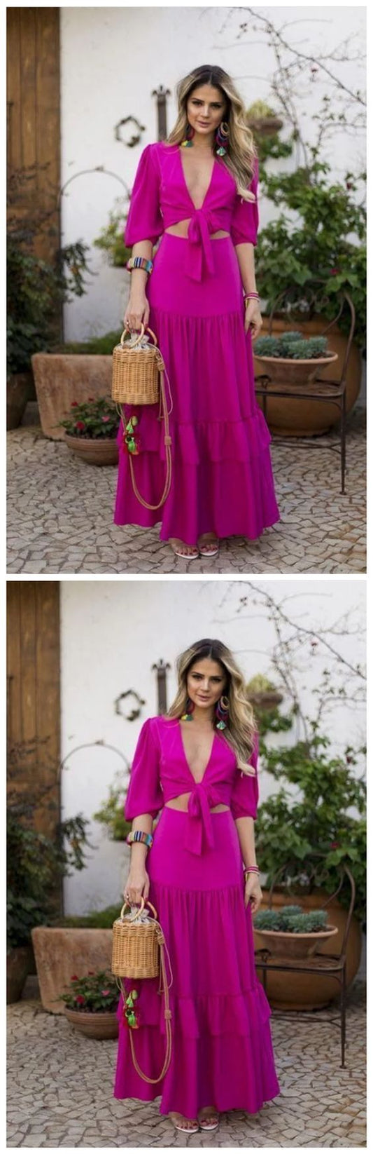 Popular Long Prom Dress,V-Neck Sexy Evening Party Dress    cg20844