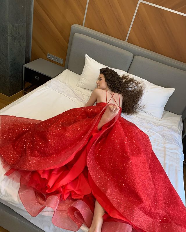 BlingBling A Line Halter Red Long Prom Dress with Cris Cross cg20930