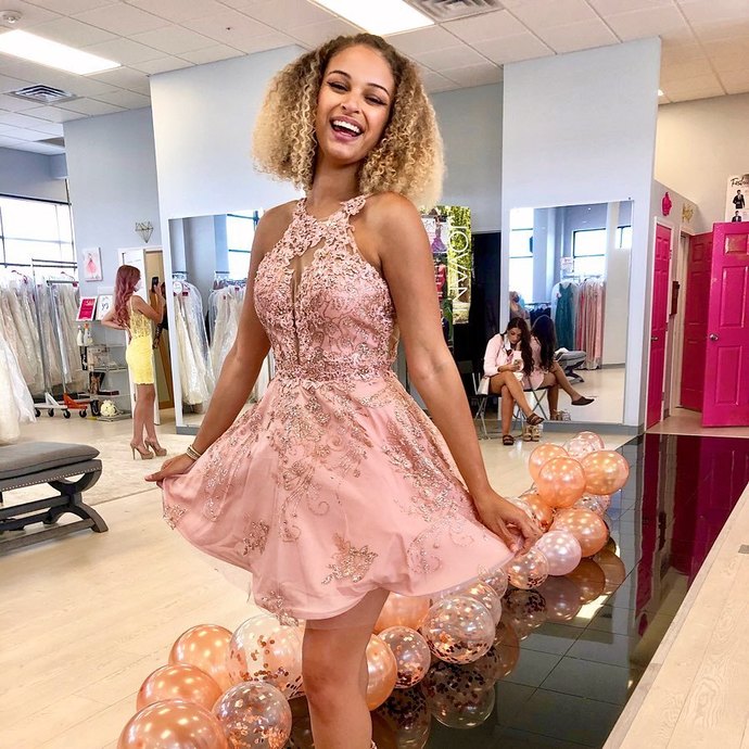 Sexy O-Neck A-Line Homecoming Dresses,Cheap Homecoming Dresses cg21063